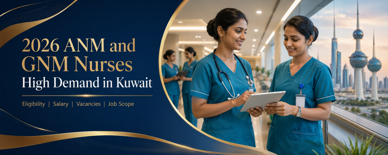 2026 ANM and GNM Nurses in High Demand in Kuwait