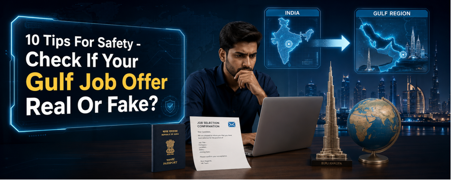 10 Tips For Safety - Check If Your Gulf Job Offer Real Or Fake?