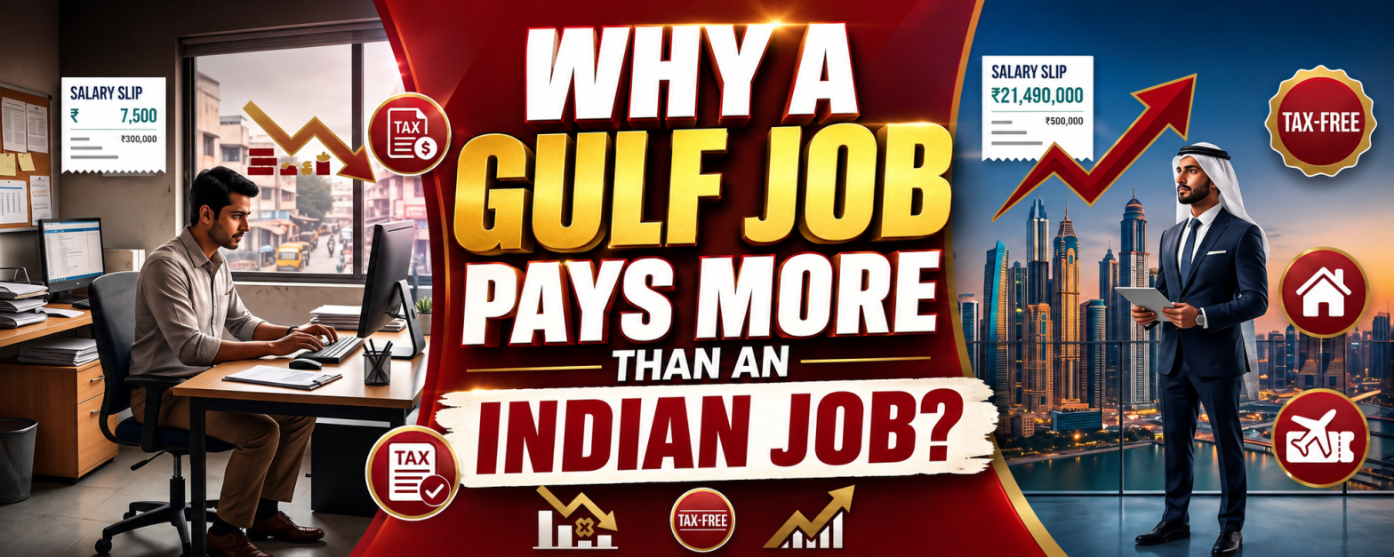 Why a Gulf Job Pays More Than an Indian Job